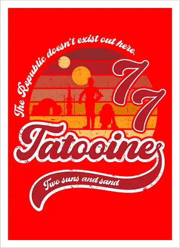 Vintage two suns and sand