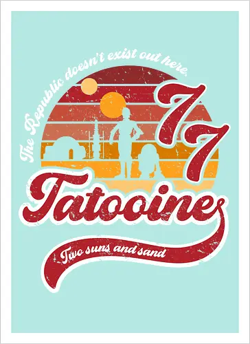 Vintage two suns and sand