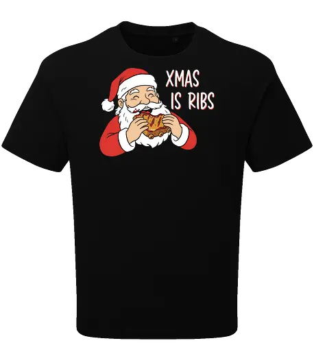 Funny BBQ Santa Claus