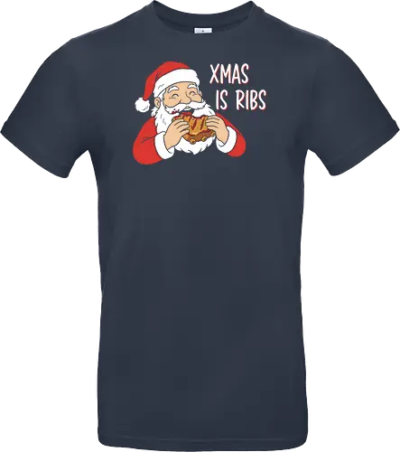 Funny BBQ Santa Claus
