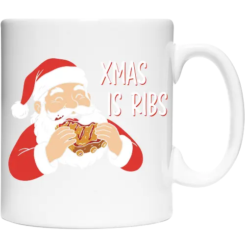 Funny BBQ Santa Claus