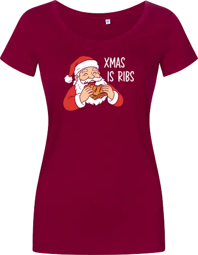 Funny BBQ Santa Claus