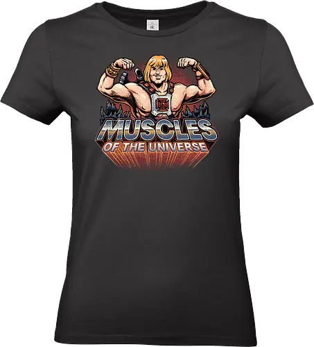 Muscles of the Universe - Comics, comic book, cartoons, TV show, animated, animation, superhero - Standard T-Shirt (Women)