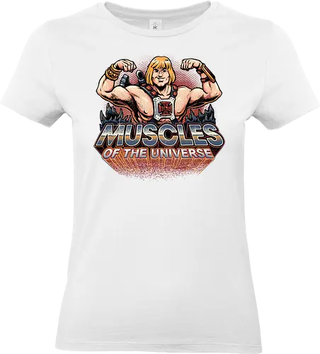 Muscles of the Universe - Comics, comic book, cartoons, TV show, animated, animation, superhero - Standard T-Shirt (Women)