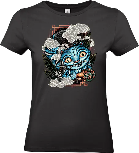 Ancient Blue Tiger - Movie, hunter, demons, tiger, animal, cute, animation, animated - Standard T-Shirt (Women)