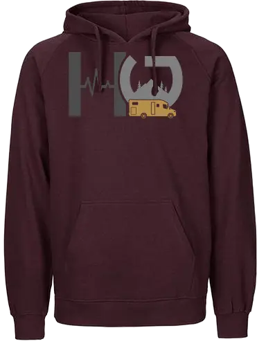 Homegeparkt Logo Bunt - Fairtrade Hoodie