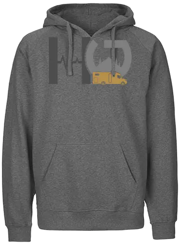 Homegeparkt Logo Bunt - Fairtrade Hoodie