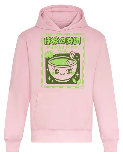Matcha lover club - matcha, japan, tea, kawaii - Heavyweight Hoodie