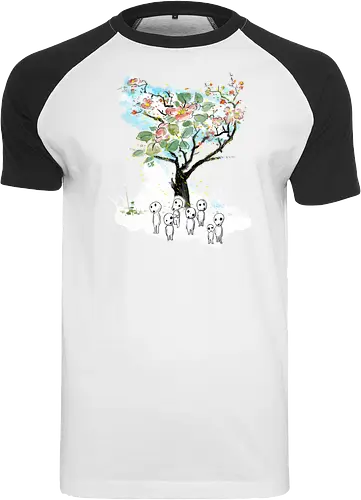 Kodamas a la Hokusai