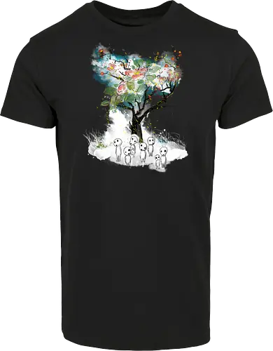 Kodamas a la Hokusai