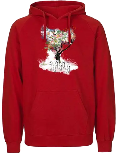 Kodamas a la Hokusai - kodamas, cute, kids, anime, japan pop culture, fantasy - Fairtrade Hoodie