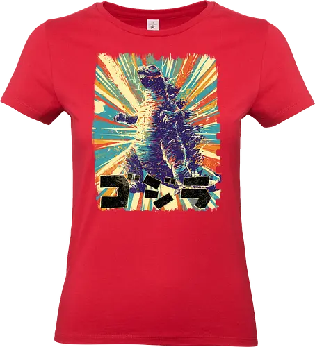 PopZilla - kaijus, gozilla, king pof monsters, japan pop culture, scifi movies, classic movie - Standard T-Shirt (Women)