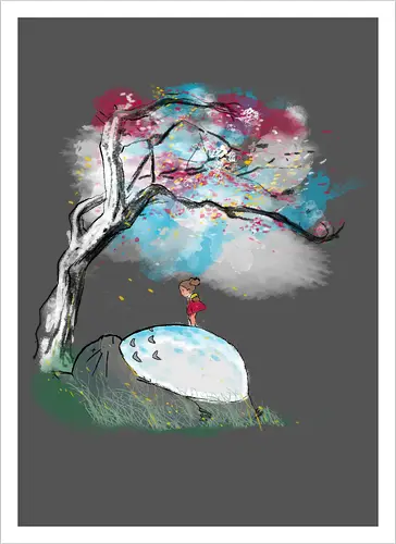 The nap under a sakura tree