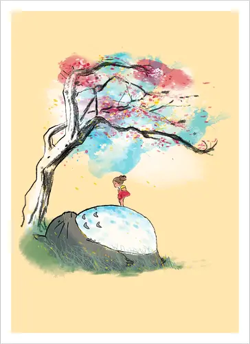 The nap under a sakura tree