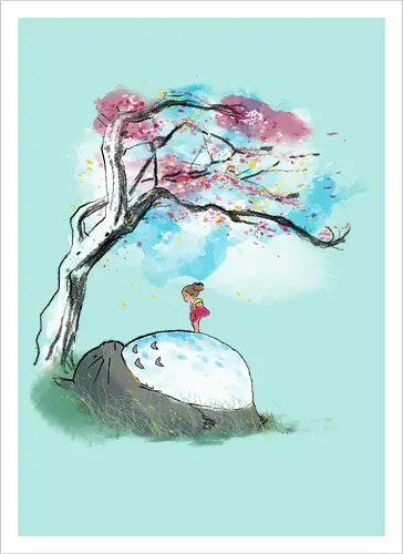 The nap under a sakura tree