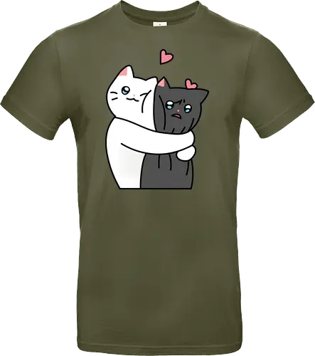 Cute Cats Hugs with Love 