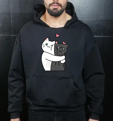 Cute Cats Hugs with Love 