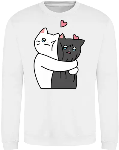 Cute Cats Hugs with Love 