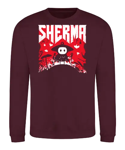 Sherma Slayer - Sherma, silksong, silk song, cute, doom, doom slayer, mash up, Bug Knight - Sweatshirt