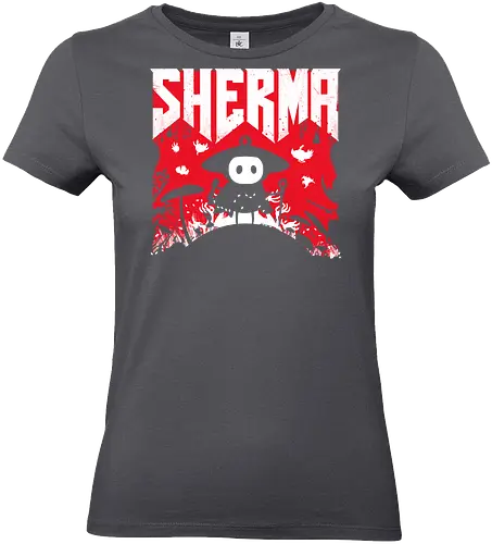 Sherma Slayer - Sherma, silksong, silk song, cute, doom, doom slayer, mash up, Bug Knight - Standard T-Shirt (Women)