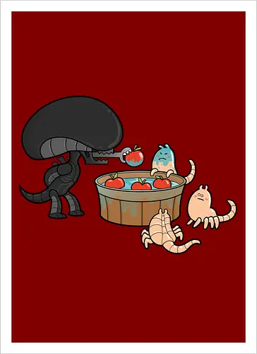 Xenomorph Party Games: Apple Catching