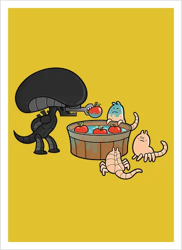 Xenomorph Party Games: Apple Catching