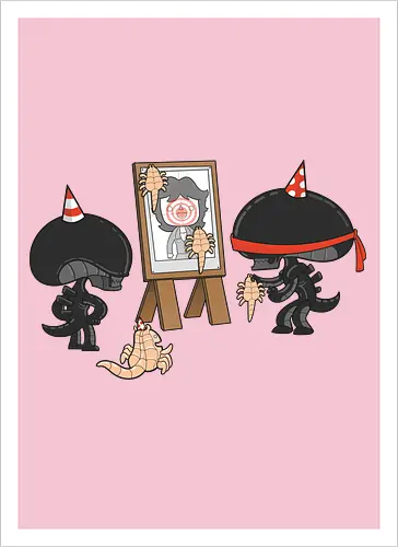 Xenomorph Party Games: Pin The Human