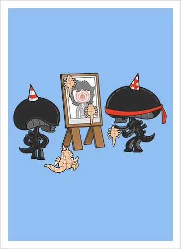 Xenomorph Party Games: Pin The Human