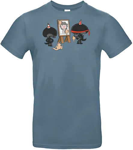 Xenomorph Party Games: Pin The Human - Xenomorph, movies, alien, ripley, facehugger, party, birthday, party games - Standard T-Shirt