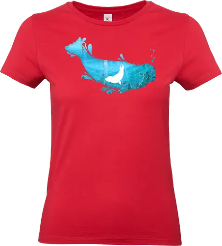 Seehund Silhouette - Standard T-Shirt (Women)