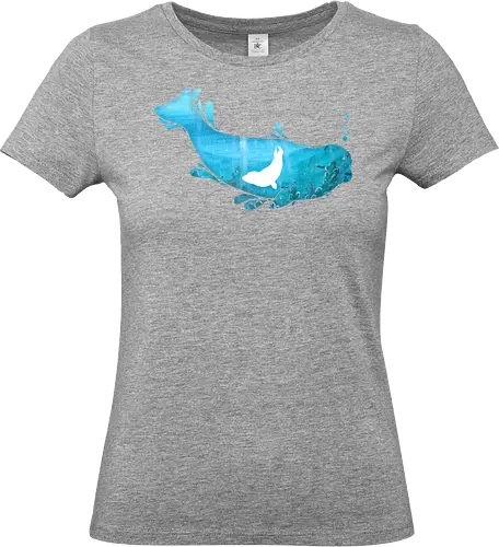 Seehund Silhouette - Standard T-Shirt (Women)