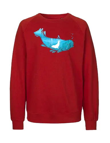 Seehund Silhouette - Fairtrade Sweatshirt