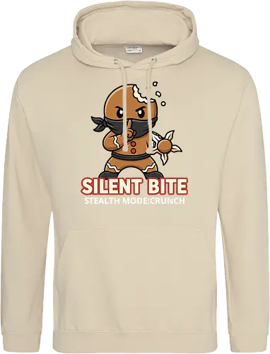 Silent Bite - Stealth Mode: Crunch" Funny Gingerbread Ninja T-Shirt