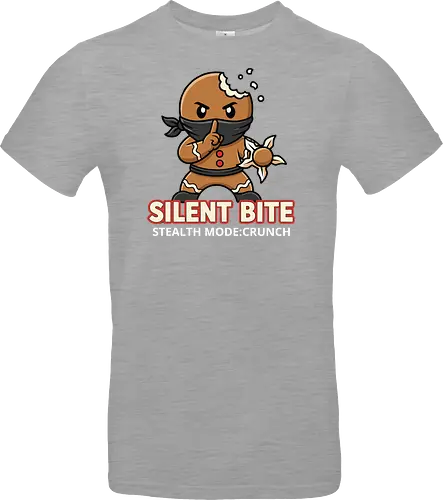 Silent Bite - Stealth Mode: Crunch" Funny Gingerbread Ninja T-Shirt