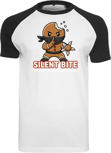Silent Bite - Stealth Mode: Crunch" Funny Gingerbread Ninja T-Shirt