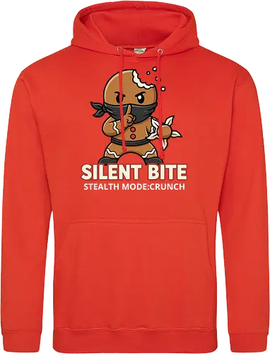 Silent Bite - Stealth Mode: Crunch" Funny Gingerbread Ninja T-Shirt