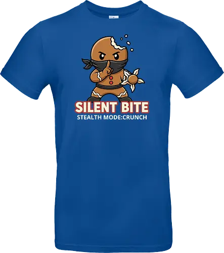 Silent Bite - Stealth Mode: Crunch" Funny Gingerbread Ninja T-Shirt