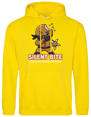 Silent Bite - Stealth Mode: Crunch" Funny Gingerbread Ninja T-Shirt