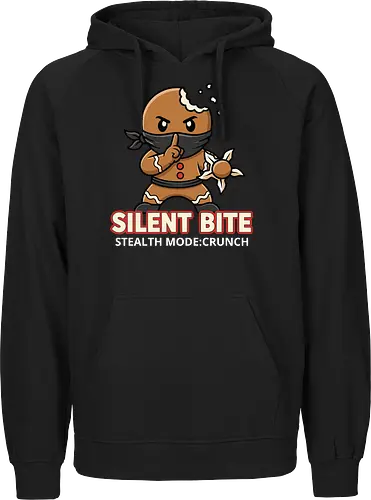 Silent Bite - Stealth Mode: Crunch" Funny Gingerbread Ninja T-Shirt