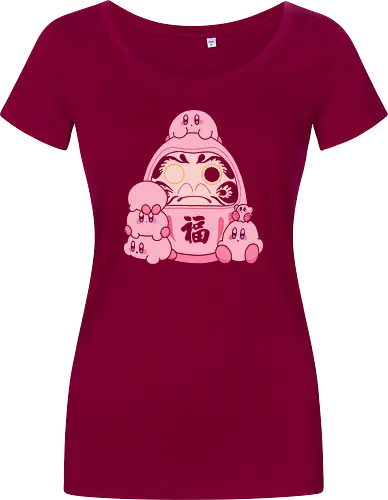 Pink Daruma Doll of Fortune
