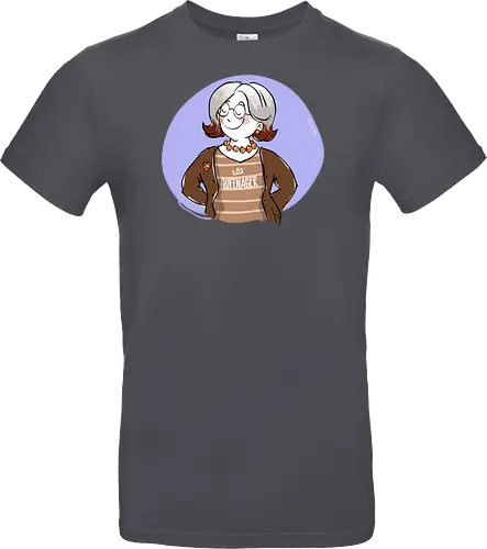Queenager - Ringelpullisprüche, Ringeldinger, streifenweise, Spruch, Weisheit, Motivation, Ringelpulli, SprücheShirt, Cartoon Illustration, Statement, Handgezeichnet, Humor, Selbstironie, Streifenpulli, Spruchshirt, deutsch - Standard T-Shirt