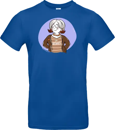 Queenager - Ringelpullisprüche, Ringeldinger, streifenweise, Spruch, Weisheit, Motivation, Ringelpulli, SprücheShirt, Cartoon Illustration, Statement, Handgezeichnet, Humor, Selbstironie, Streifenpulli, Spruchshirt, deutsch - Standard T-Shirt