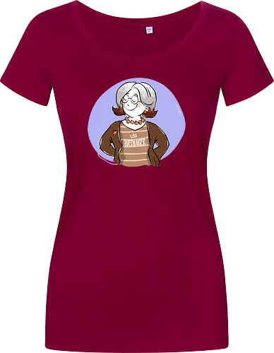 Queenager - Ringelpullisprüche, Ringeldinger, streifenweise, Spruch, Weisheit, Motivation, Ringelpulli, SprücheShirt, Cartoon Illustration, Statement, Handgezeichnet, Humor, Selbstironie, Streifenpulli, Spruchshirt, deutsch - Women T-Shirt