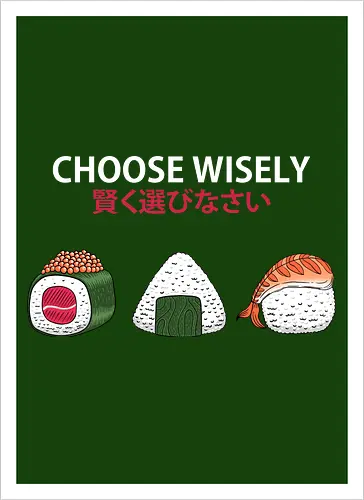 Choose Wisely Sushi Trio