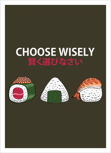 Choose Wisely Sushi Trio