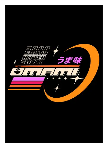 Retro Umami Flavor Spectrum