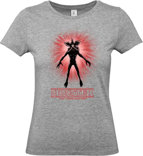 Flower Face Monster - Demogorgon, Strange, Monster, Hawkins - Standard T-Shirt (Women)