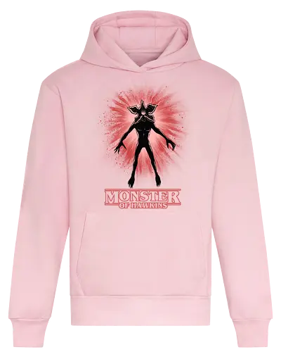 Flower Face Monster - Demogorgon, Strange, Monster, Hawkins - Heavyweight Hoodie