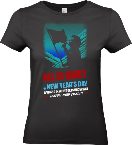 Happy New Year Musical Parody - music, album cover, funny, funny quote, funnytee, happy new year, music album, music artist, new years eve party, pop music, rock, rock bands, rock music, song lyrics, u2 - Standard T-Shirt (Women)