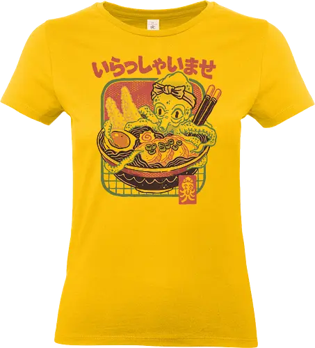 Welcome Ramen Lovers - Ramen, Japan, Japanese, noodles, soup, octopus, food - Standard T-Shirt (Women)